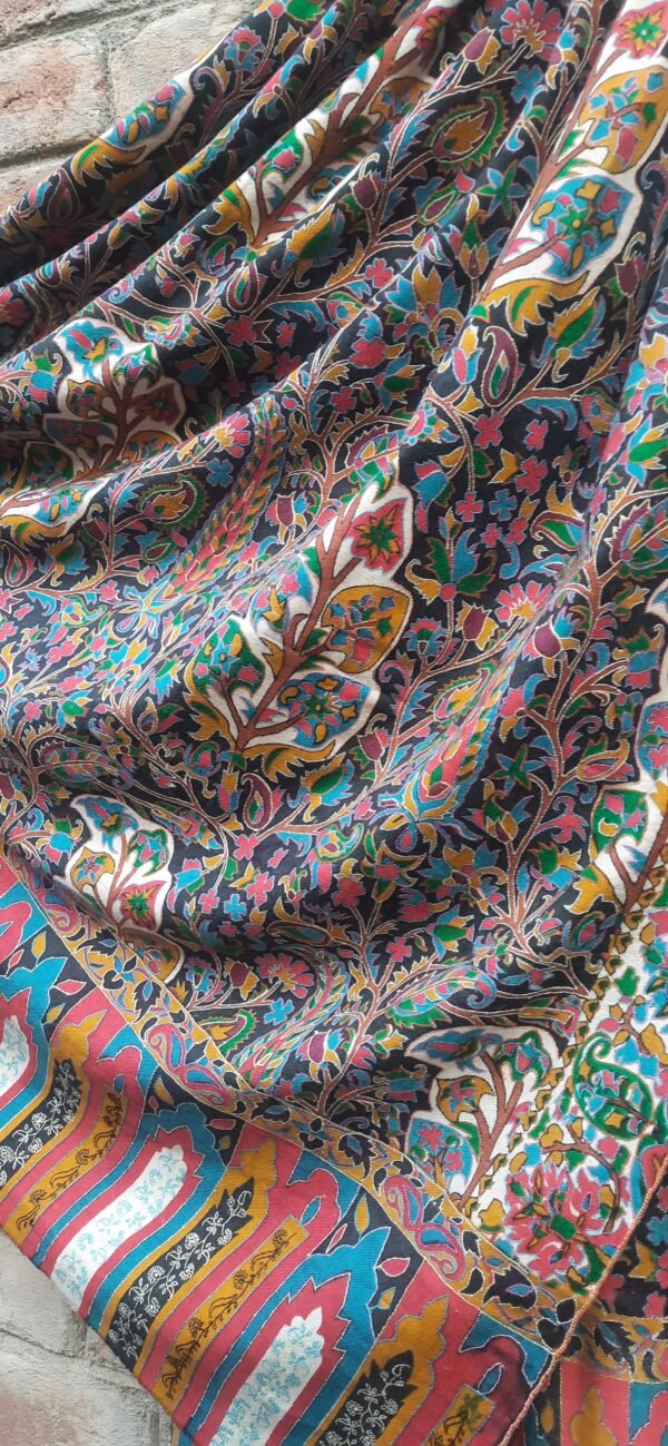 Sozni Print Jamavaar Pashmina - Image 2